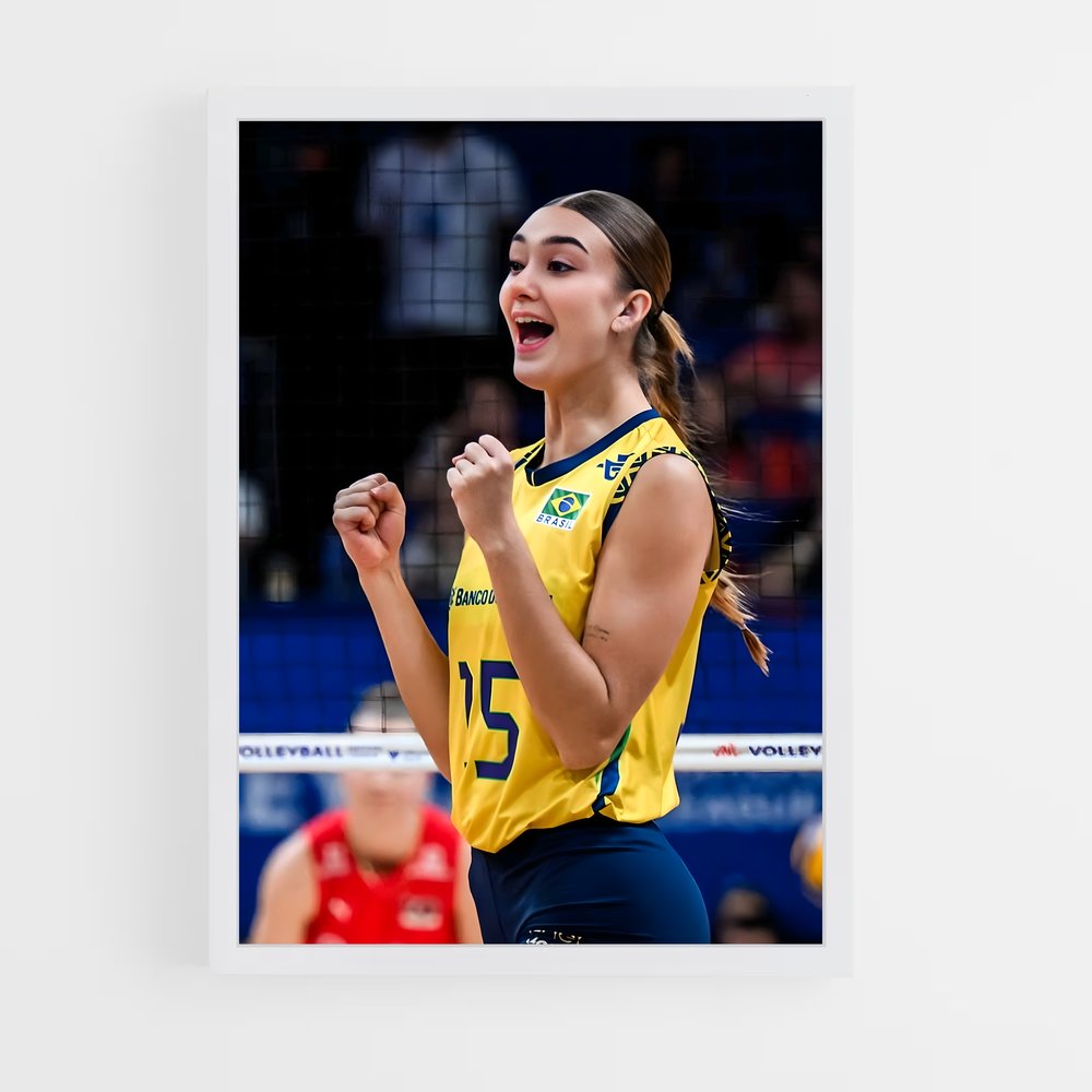 Poster La Victoire en Volée – affiche Volleyball (vue 3)